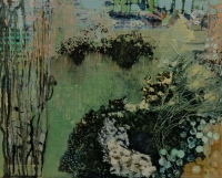 Frances Ryan, Enclosure vii, oil on panel, 24 x 30 cm, 2014, SOLD