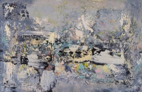 John Kingerlee, Beara Landscape, oil on panel, 30 x 46 cm, 2010, SOLD